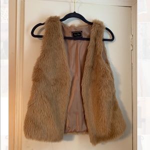 Tan Fur Vest